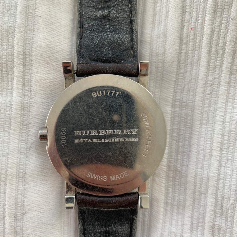 Burberry Leather Strat Watch - Picture 3 of 5